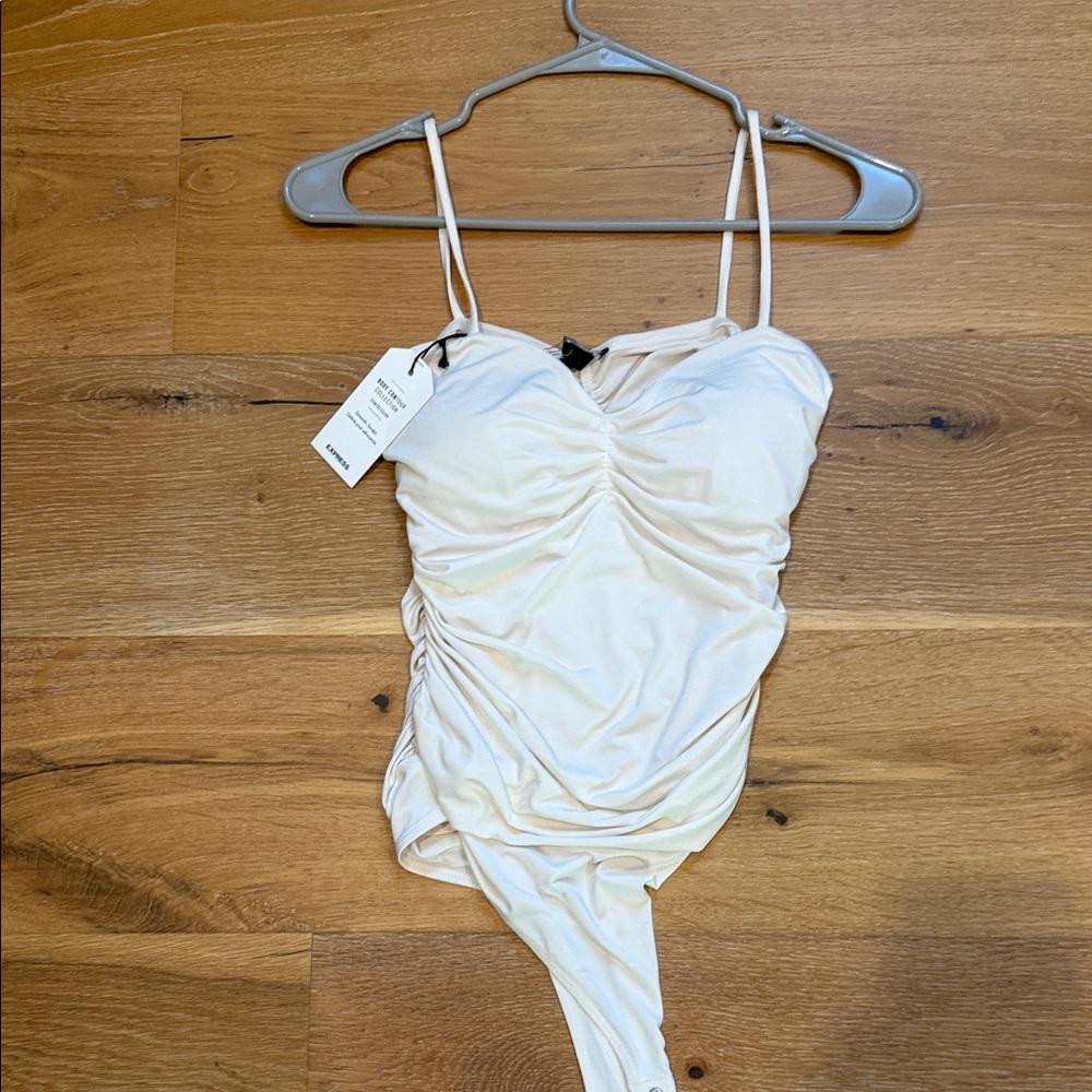 Express cream  Women's Bodysuit